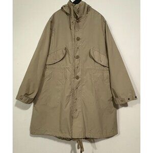 Engineered Garments Highland Parka mod coat sz  L color Sand Wash made in USA
